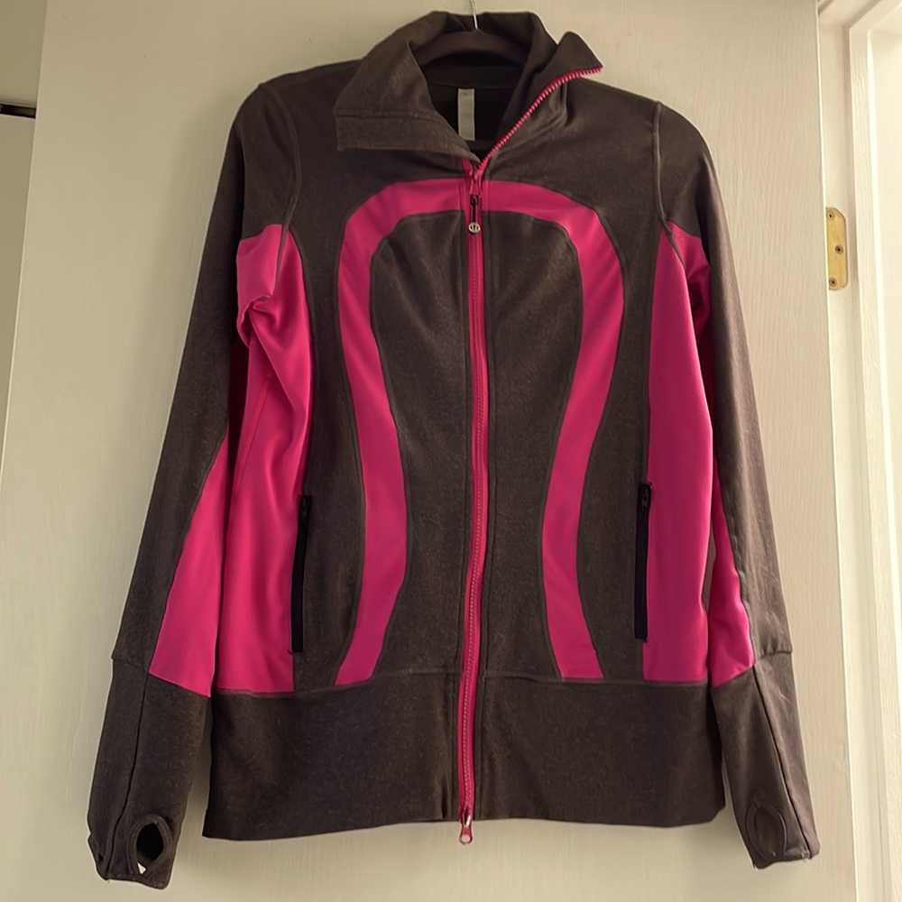 Lululemon brown and pink Size 10 jacket